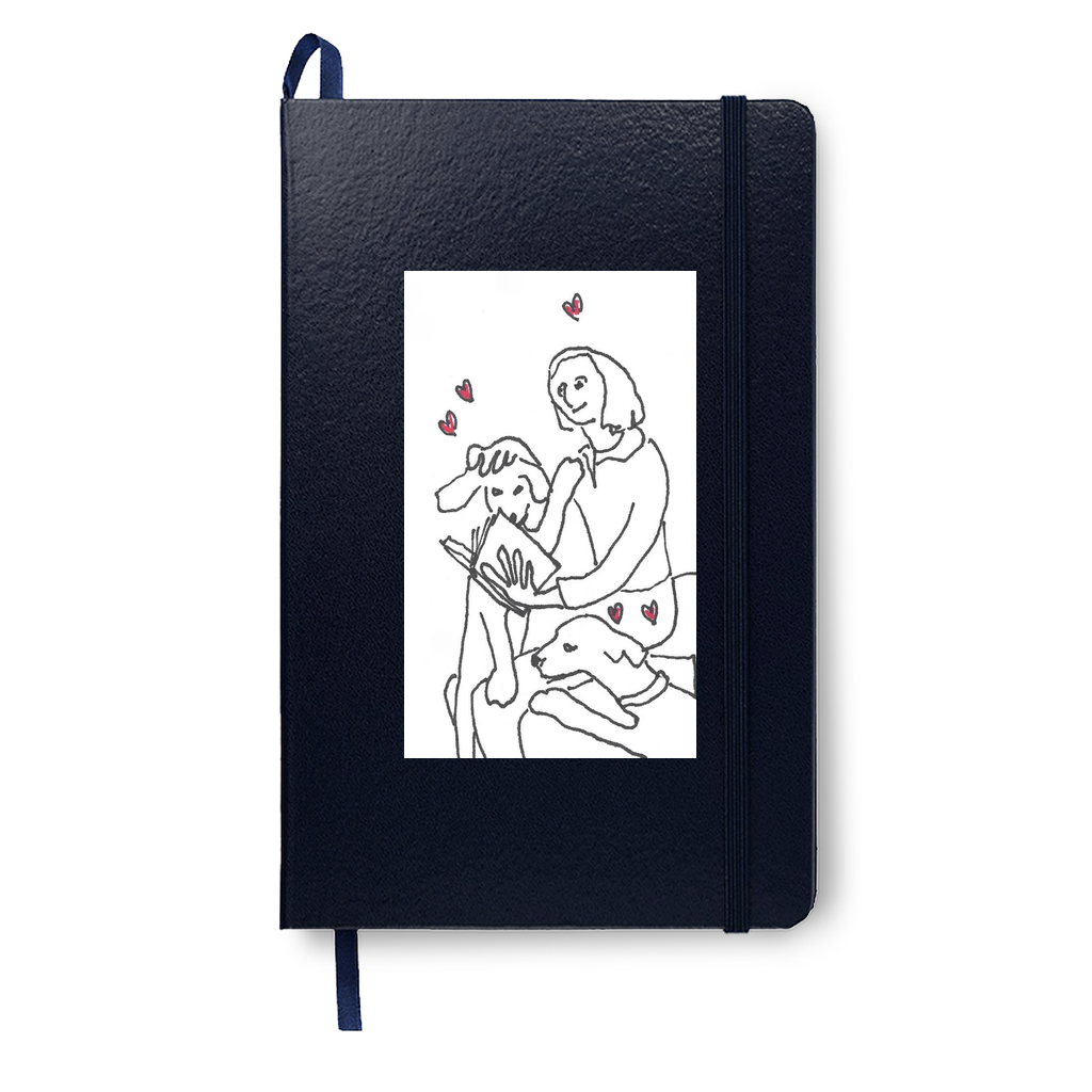 On Being Idolized journal book in navy.