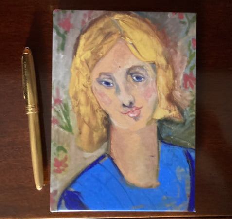 Yellow Haired Girl Journal