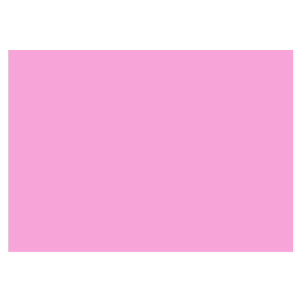 The reverse side of Sharing A Big Heart Wrapping Paper sheets is a gentle, happy, solid pink color
