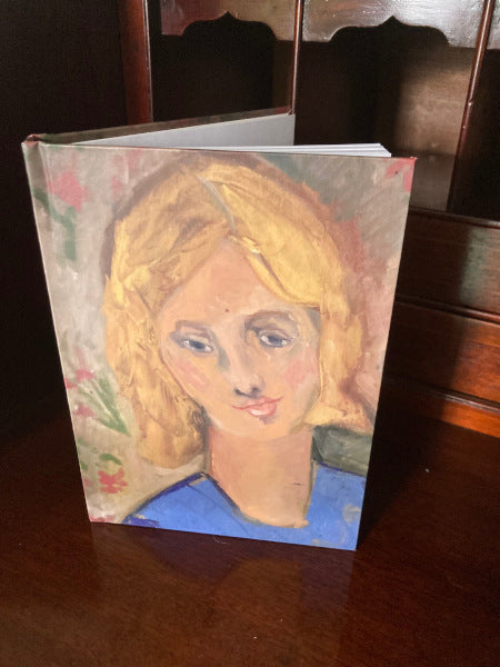 Front of the journal Yellow Haired Girl showing her sweet face.